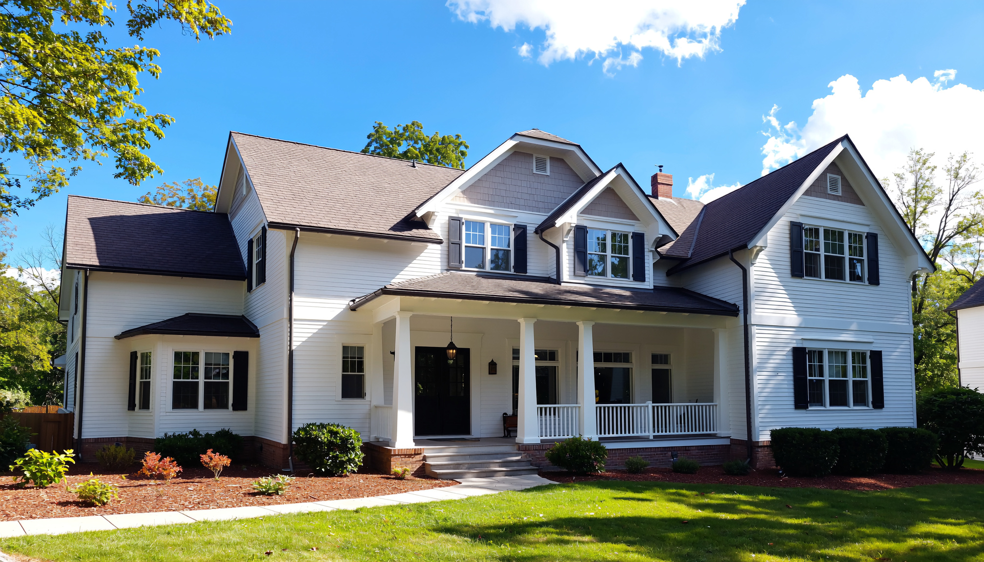 Buffalo, NY with seamless rain gutters